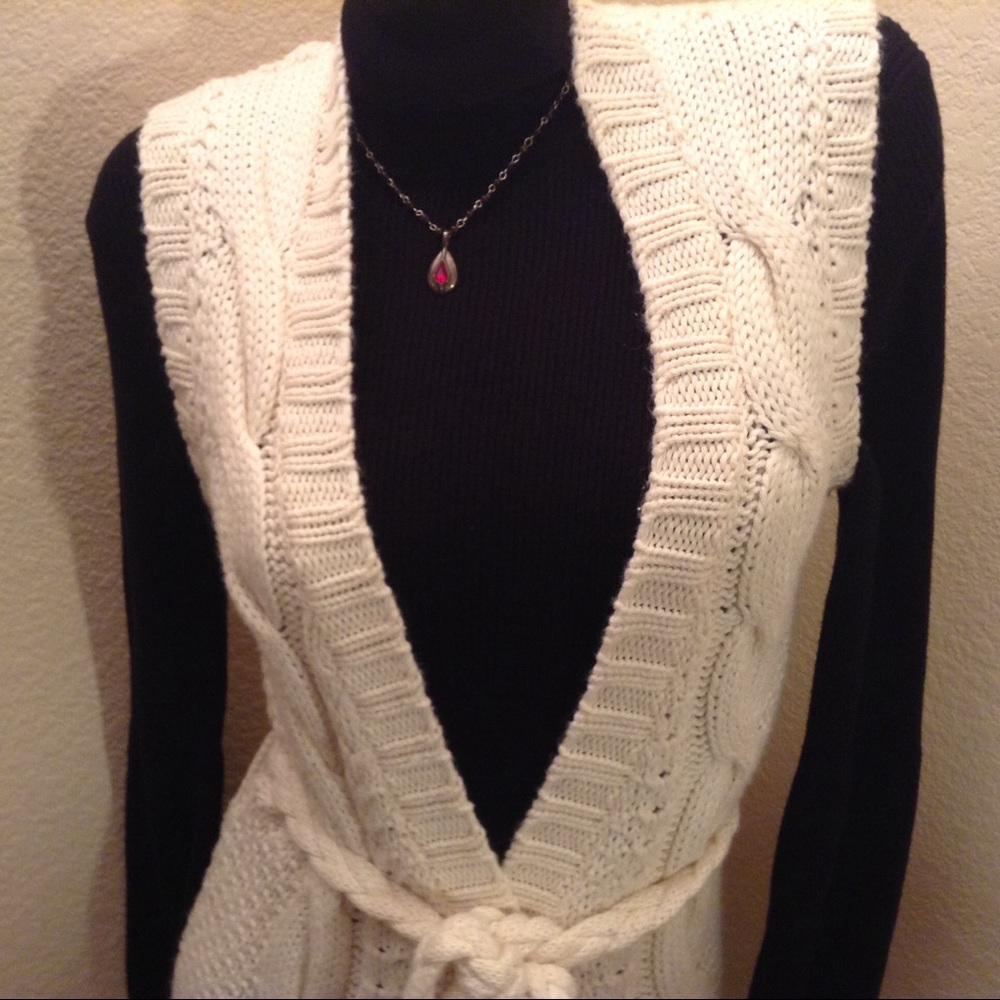Bebe Cable Knit Sweater - Picture 2 of 4